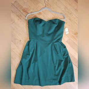 Amanda Uprichard Strapless Green Party Dress in Size Medium‎